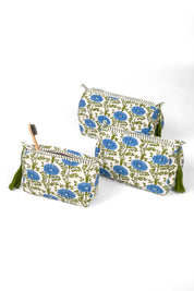 Green Floral Makeup Bag from Ninety Nine Boutique