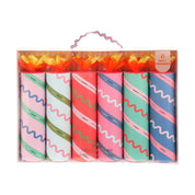 Birthday Candle Confetti Party Crackers (6 ct) — 6-count set
