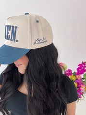 Slate Blue AMEN. Trucker Hat
