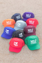 Black MILF Game Day Football Trucker Hat