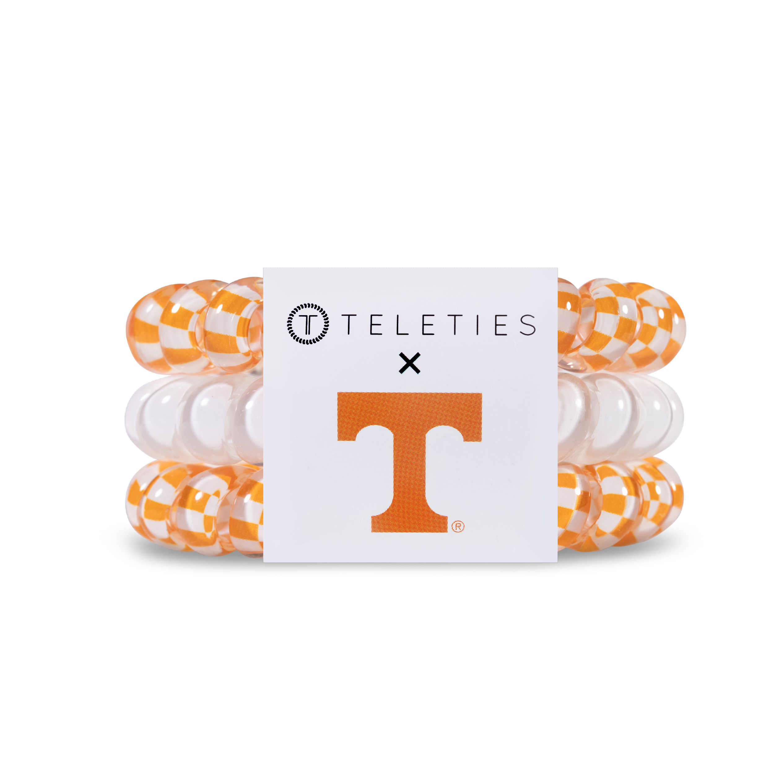 Spiral Hair Coils | Large | University of Tennessee — strong grip, no rip spiral hair tie and doubles as a bracelet