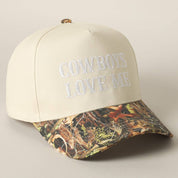 Cowboy Love Me Embroidery Camo
