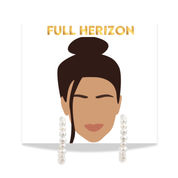 Pearl 18k Gold- Plated Hypoallergenic Small Hoop Earrings