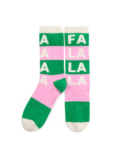 GREEN FA LA LA SOCKS