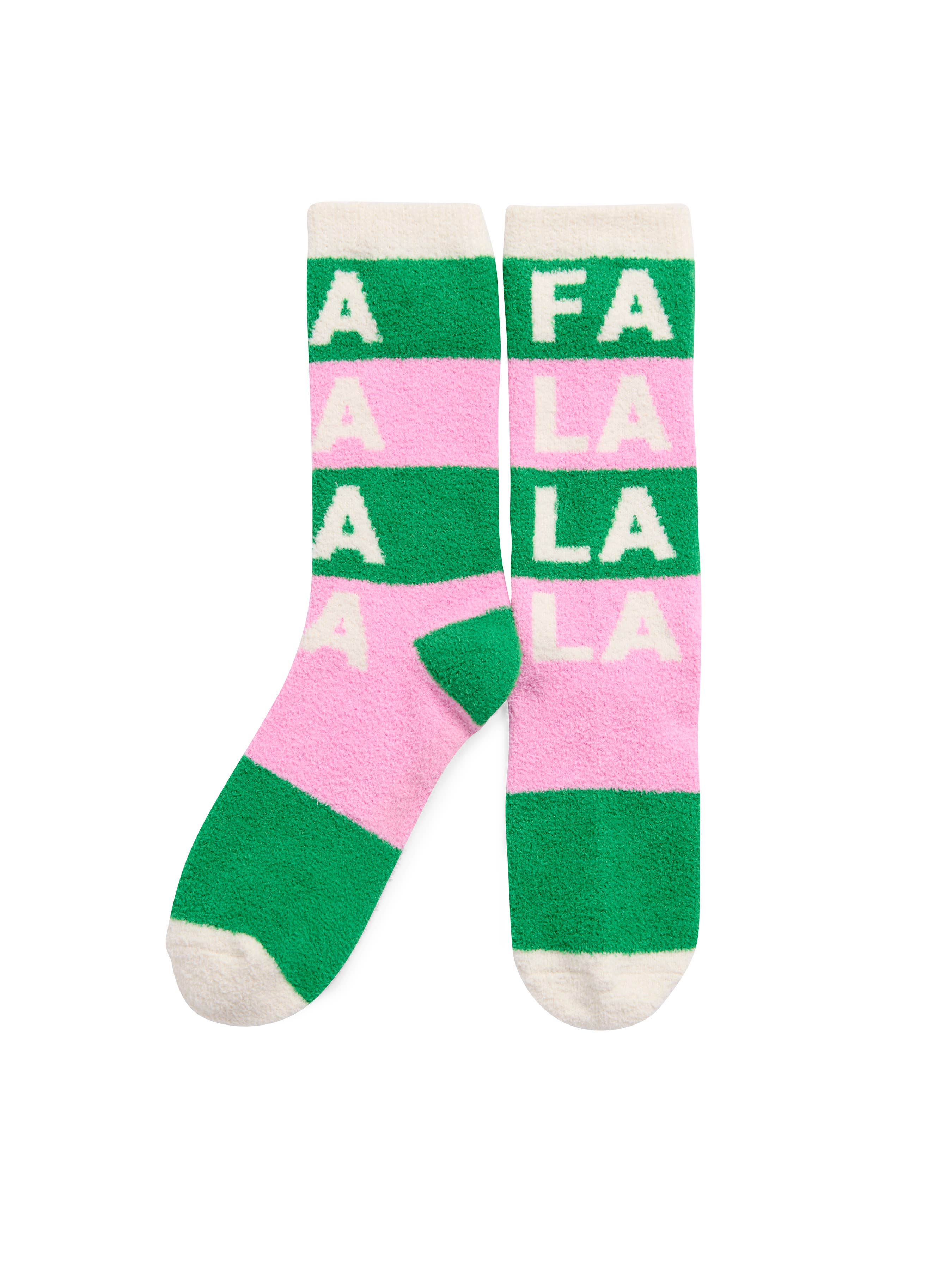 GREEN FA LA LA SOCKS