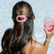 Summer Crush | Small | Flat Round Hair Clip