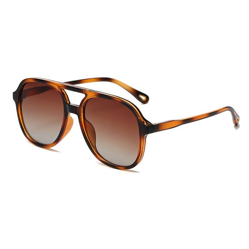 Light Tortoise Oversized Sunglasses