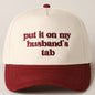 Husband's Tab Hat