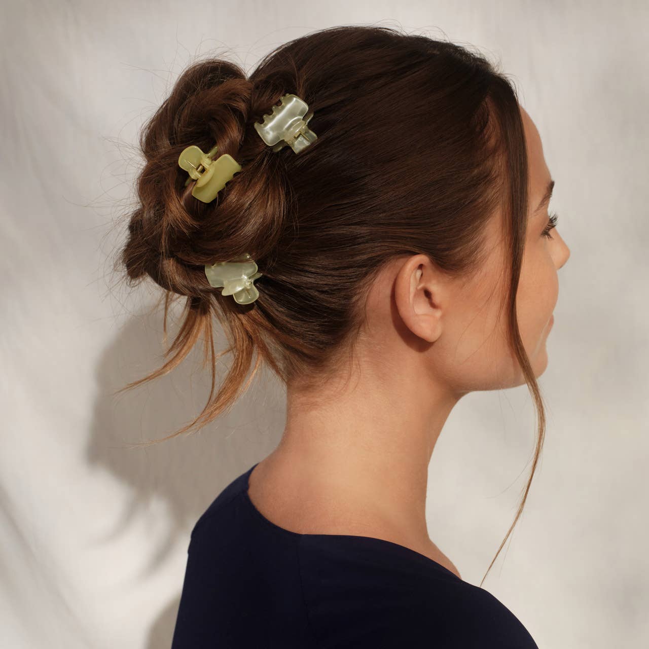 Mini Jelly Cloud Clips Butter Yellow