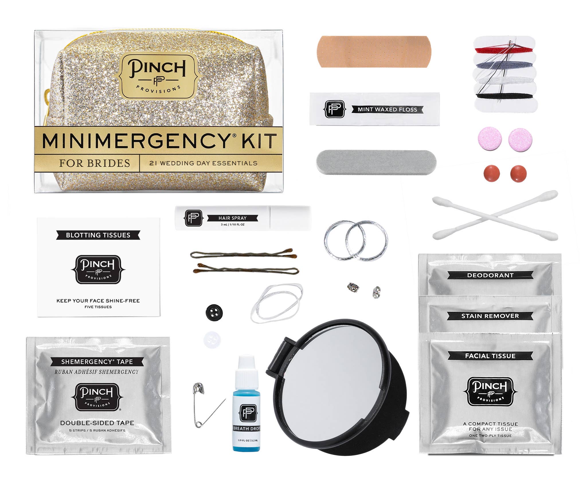 Pink Minimergency Kit for Brides