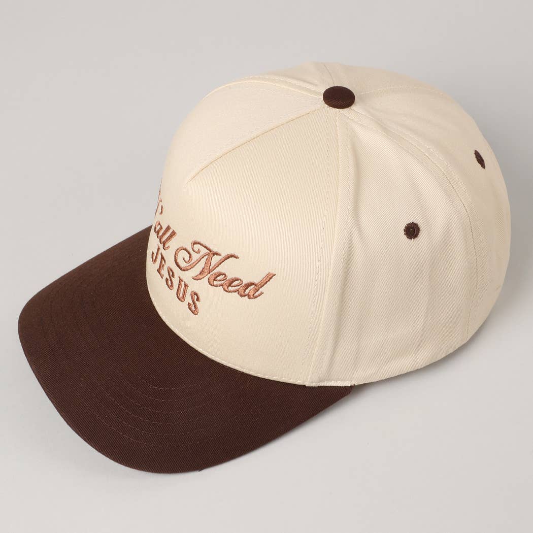 Y'all Need Jesus Embroidered Trucker Hat