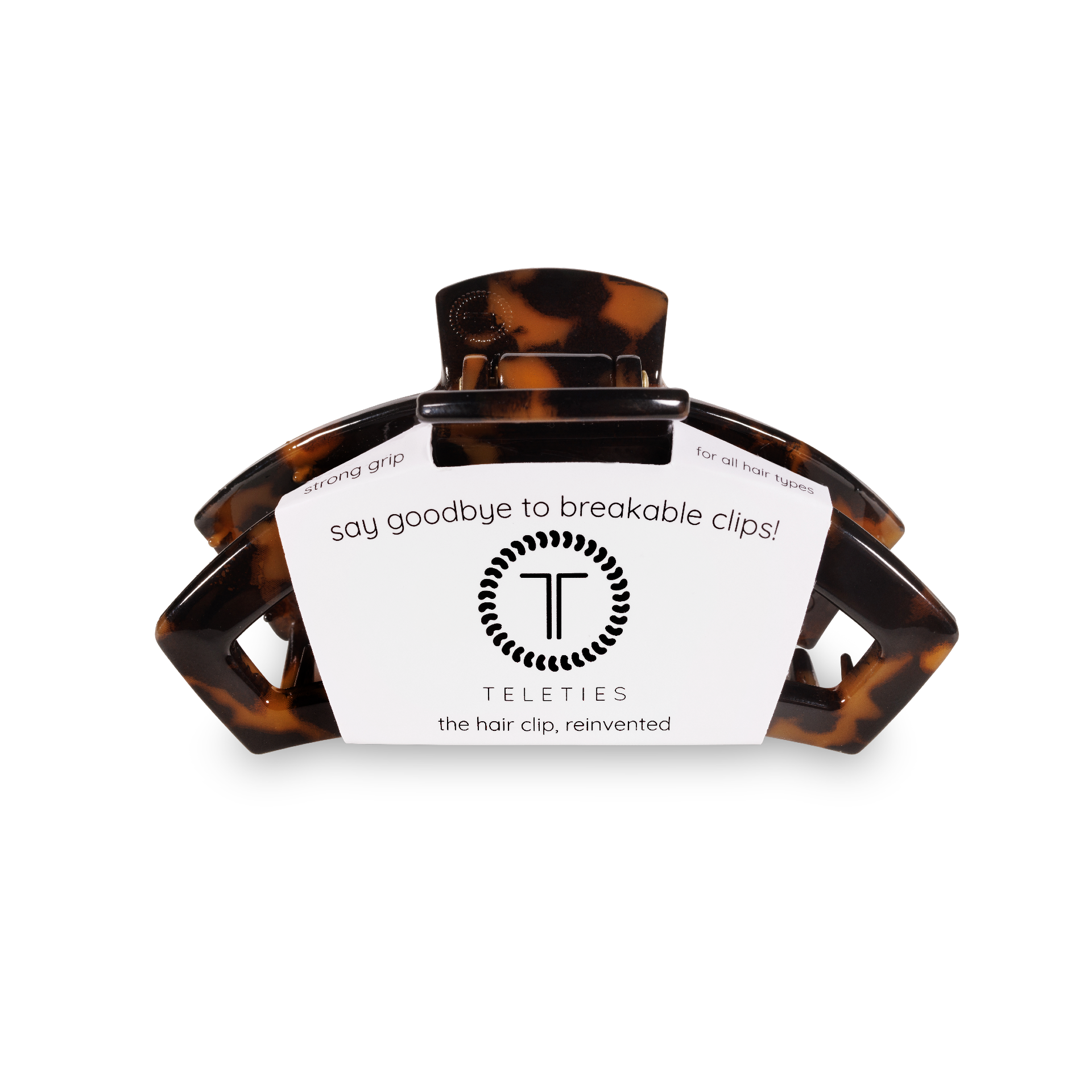 Tortoise Small Open Hair Clip