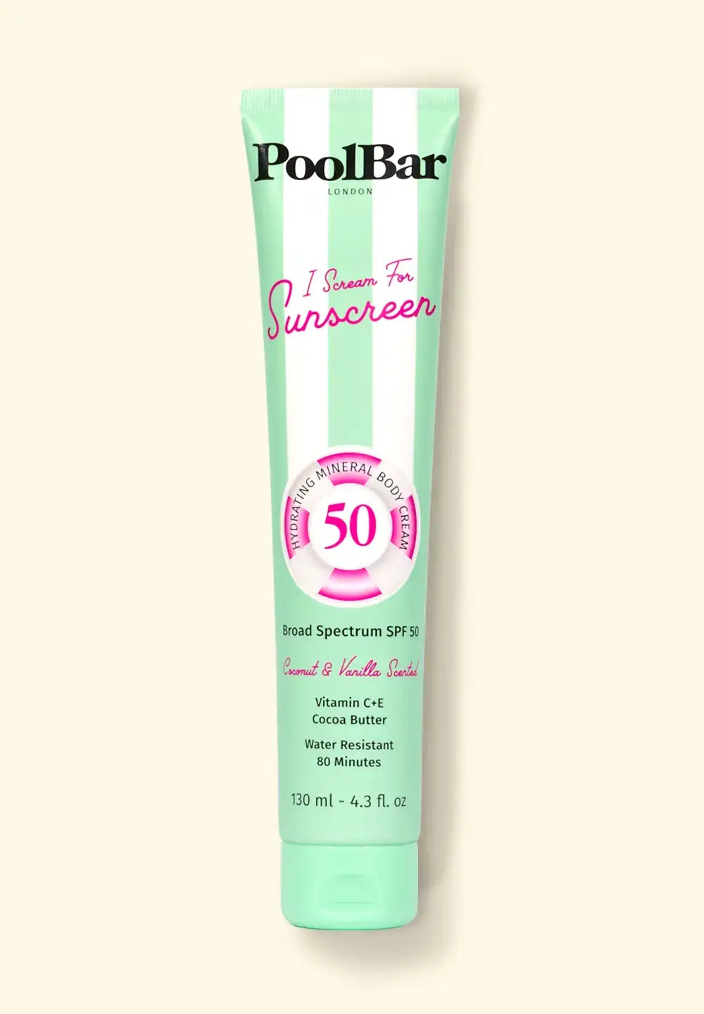 PoolBar Mineral SPF 50 Body Cream