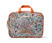 Safari Travel Cosmetic Case — pockets for storage and simply wipe to easily clean