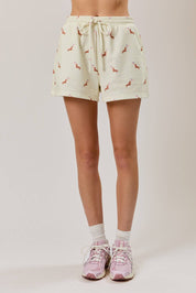 Cream USA Dog Graphic Print Set