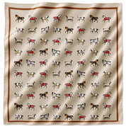 Equestrian Horse Print Satin Scarf