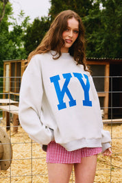Gray Kentucky Reversible Mockneck