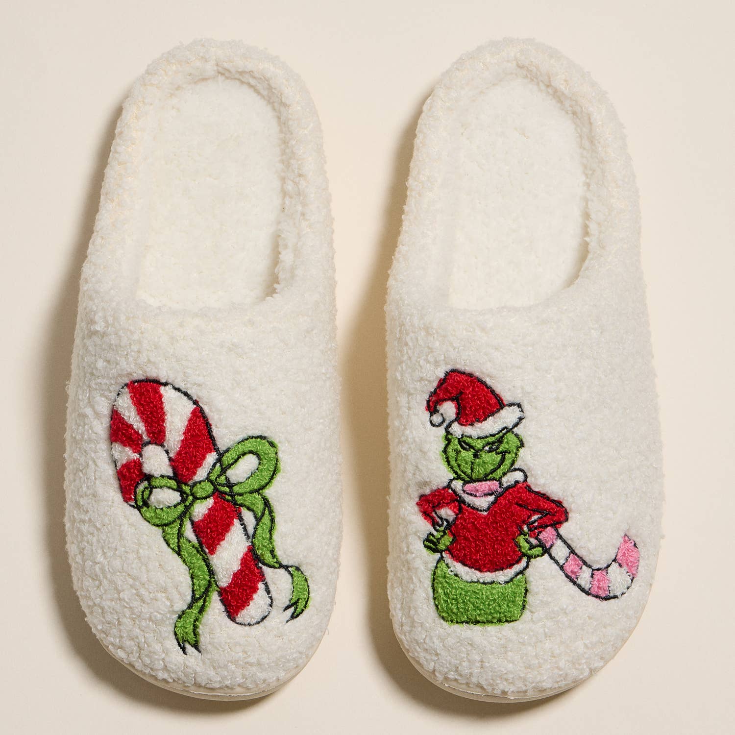 Red Grinch HolidayChristmas Slippers
