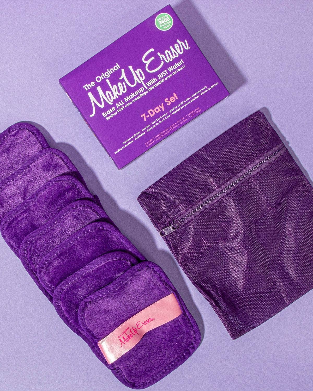 Purple 7-Day Set MakeUp Eraser
