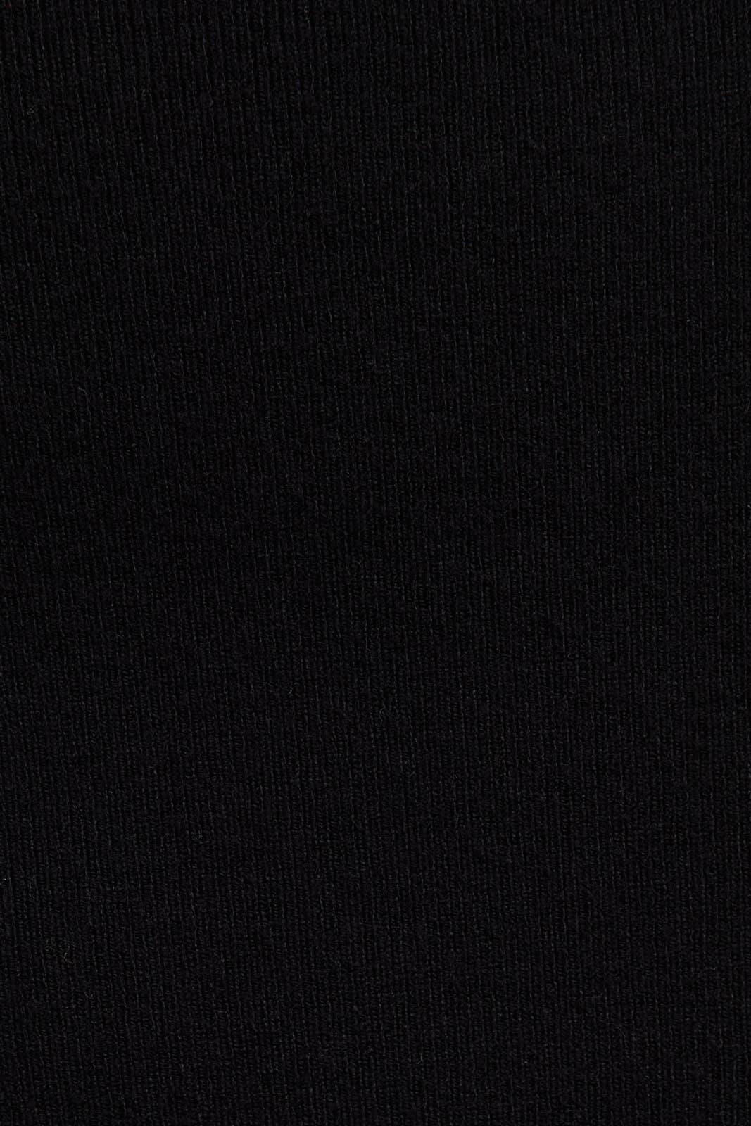 Black Boat Neck Ruffle Hem Sweater Dress