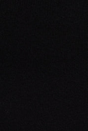 Black Boat Neck Ruffle Hem Sweater Dress