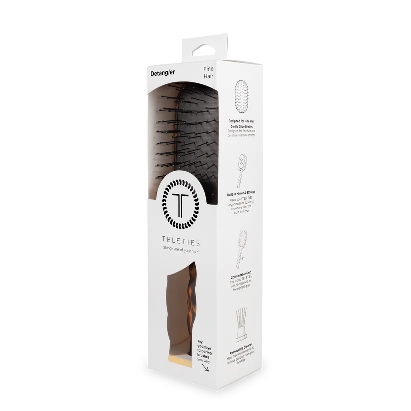 Detangler Hair Brush - Fine Hair – Tortoise