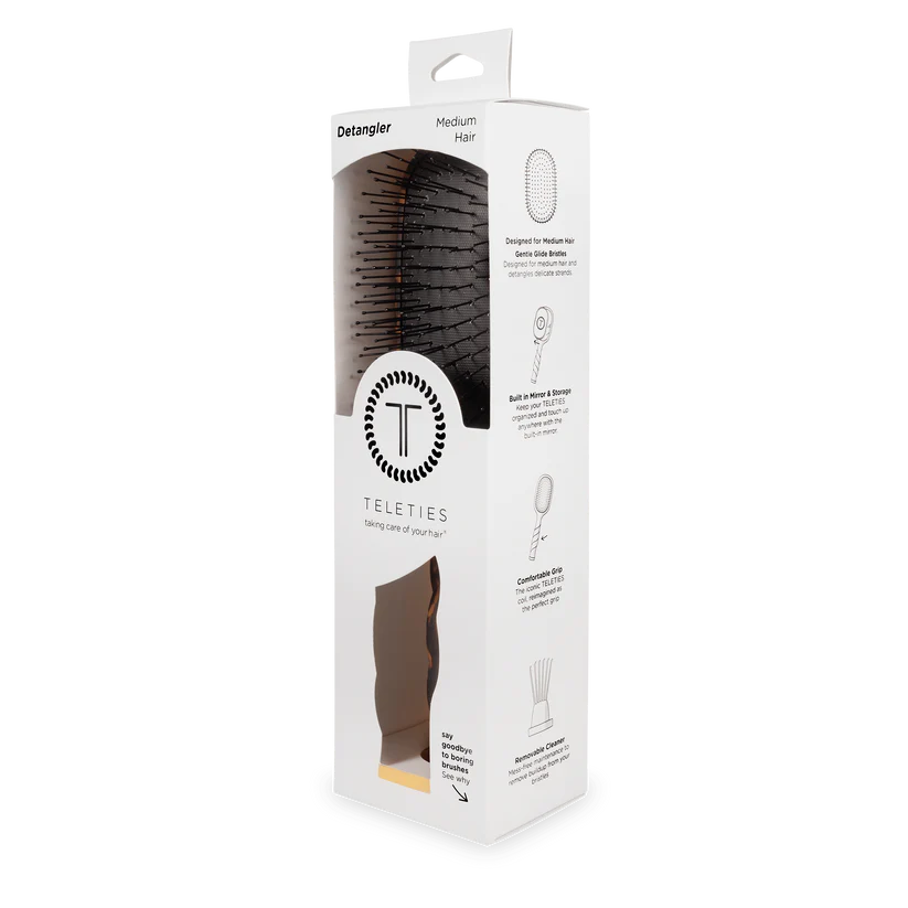 Detangler Hair Brush - Medium Hair – Tortoise