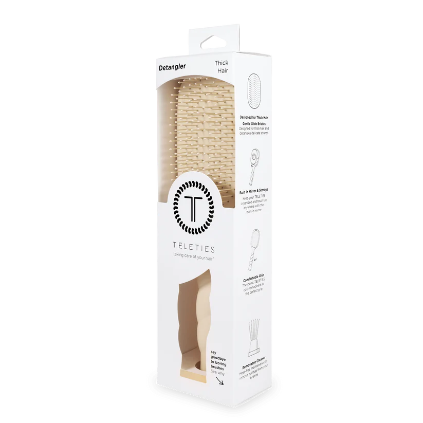 Detangler Hair Brush - Thick Hair – Tan
