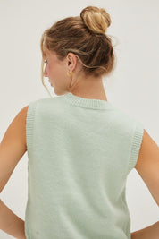 Mint Sweater Vest