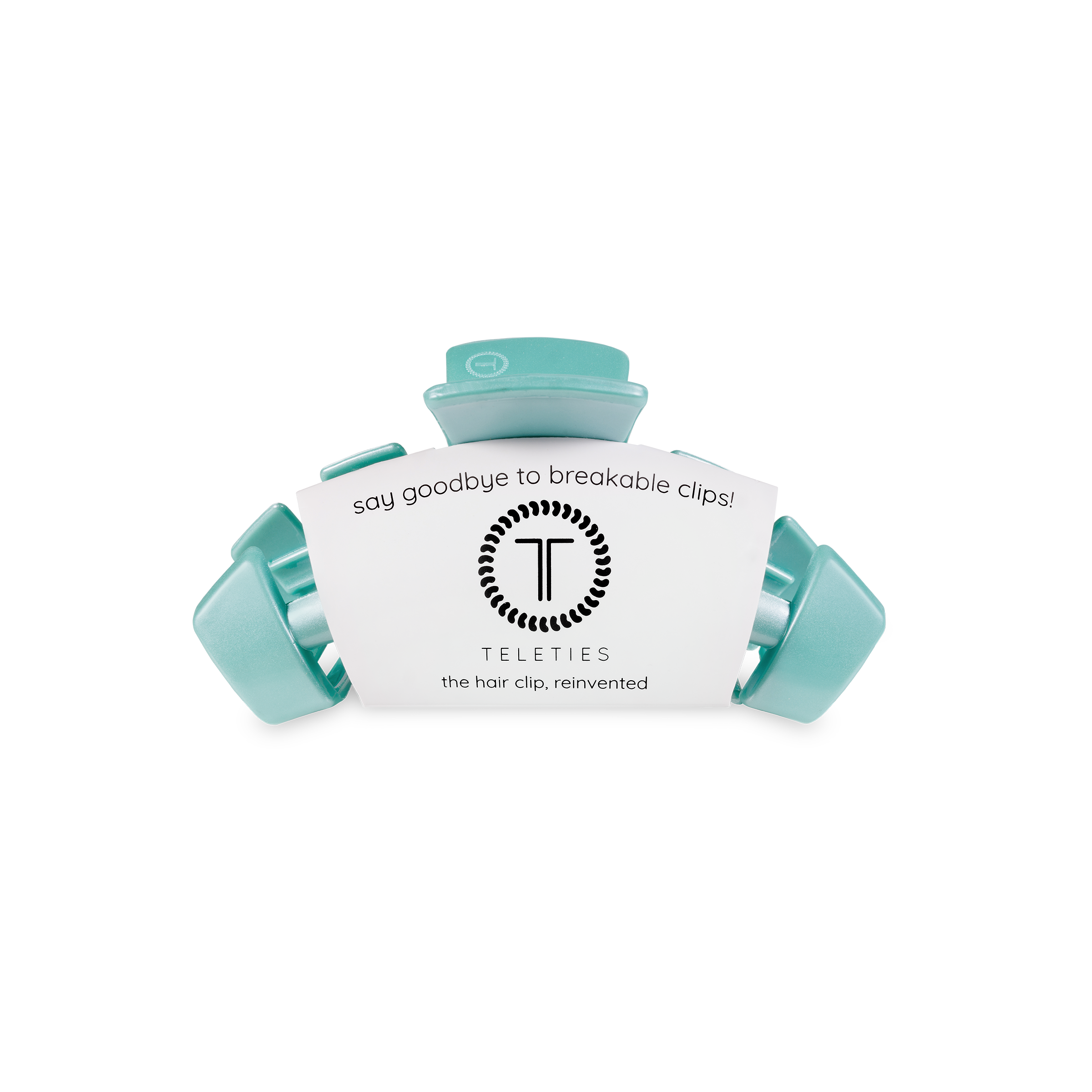 Totally Turquoise Tiny Classic Hair Clip