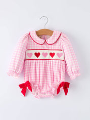 Valentine's Day Heart Baby Romper