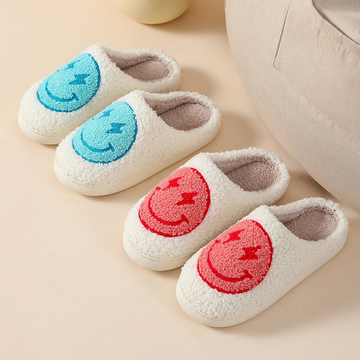 Smiley Face Slippers