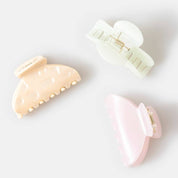 Bright Assorted Acetate Hair Claw Set