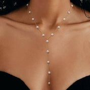Pearl Y-Drop Neckalce