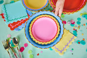 Rainbow Ric Rac Assorted Dinner Plates (10 ct) — view 8