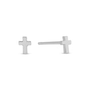 Small Cross Studs On Velvet Gift Tag