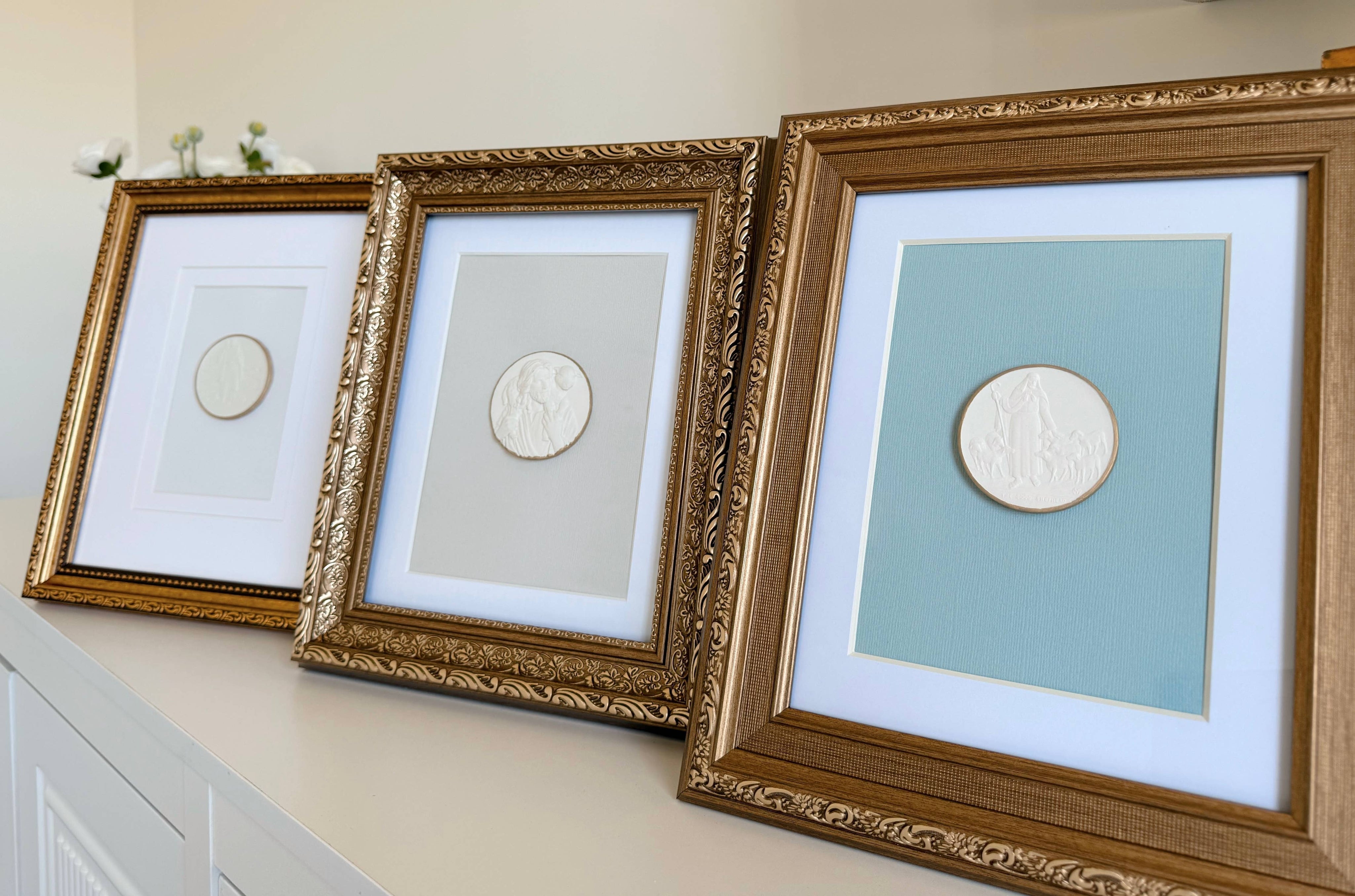Framed Biblical Intaglio