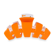 Classic Hair Clip | Large | University of Tennessee showing claw clip with bendable teeth that spring back to shape
