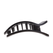 Flat Rectangle Hair Clip | Large | Jet Black