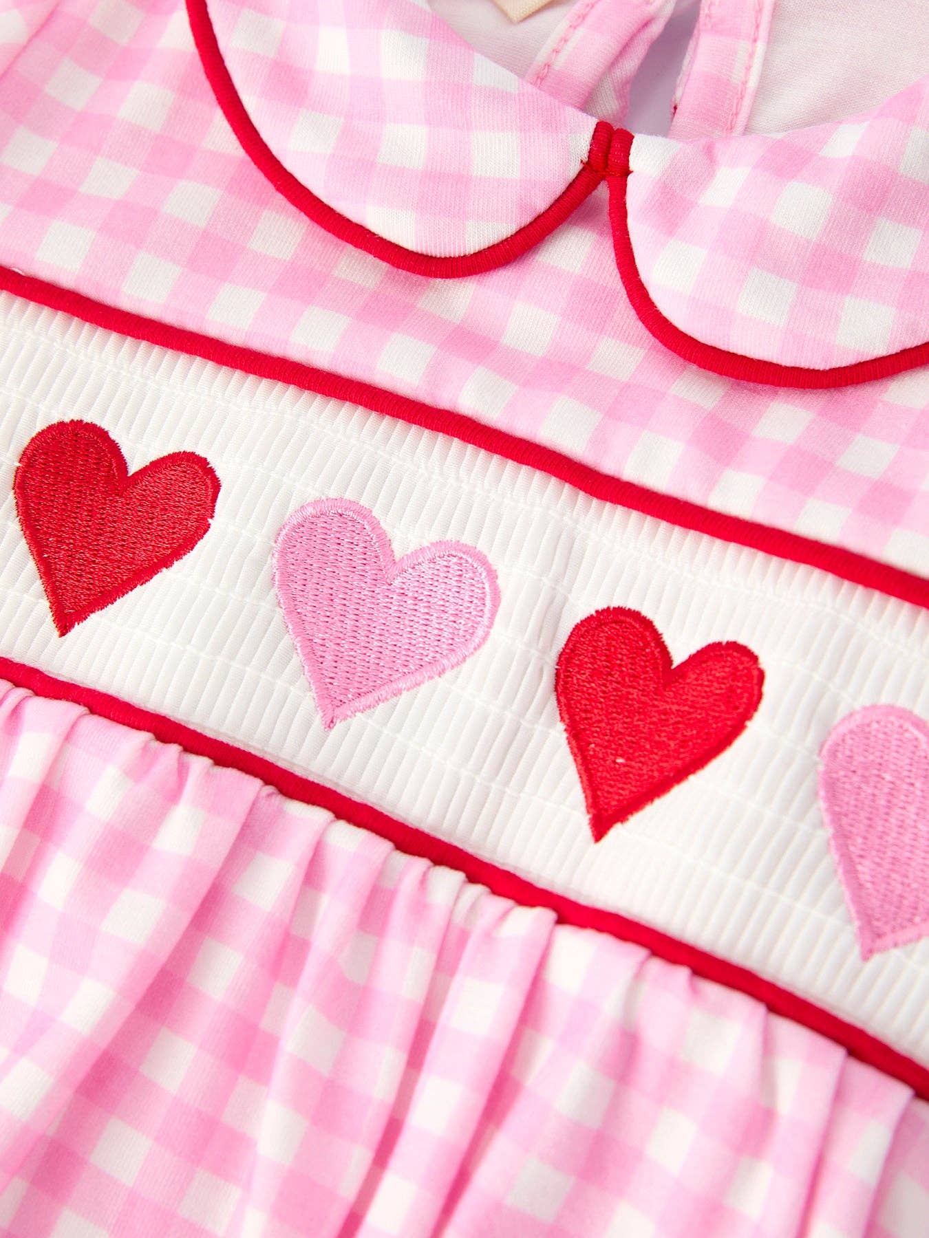Valentine's Day Heart Baby Romper