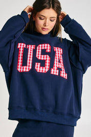Navy USA Mockneck