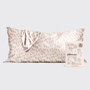 Satin King Pillowcase - Leopard