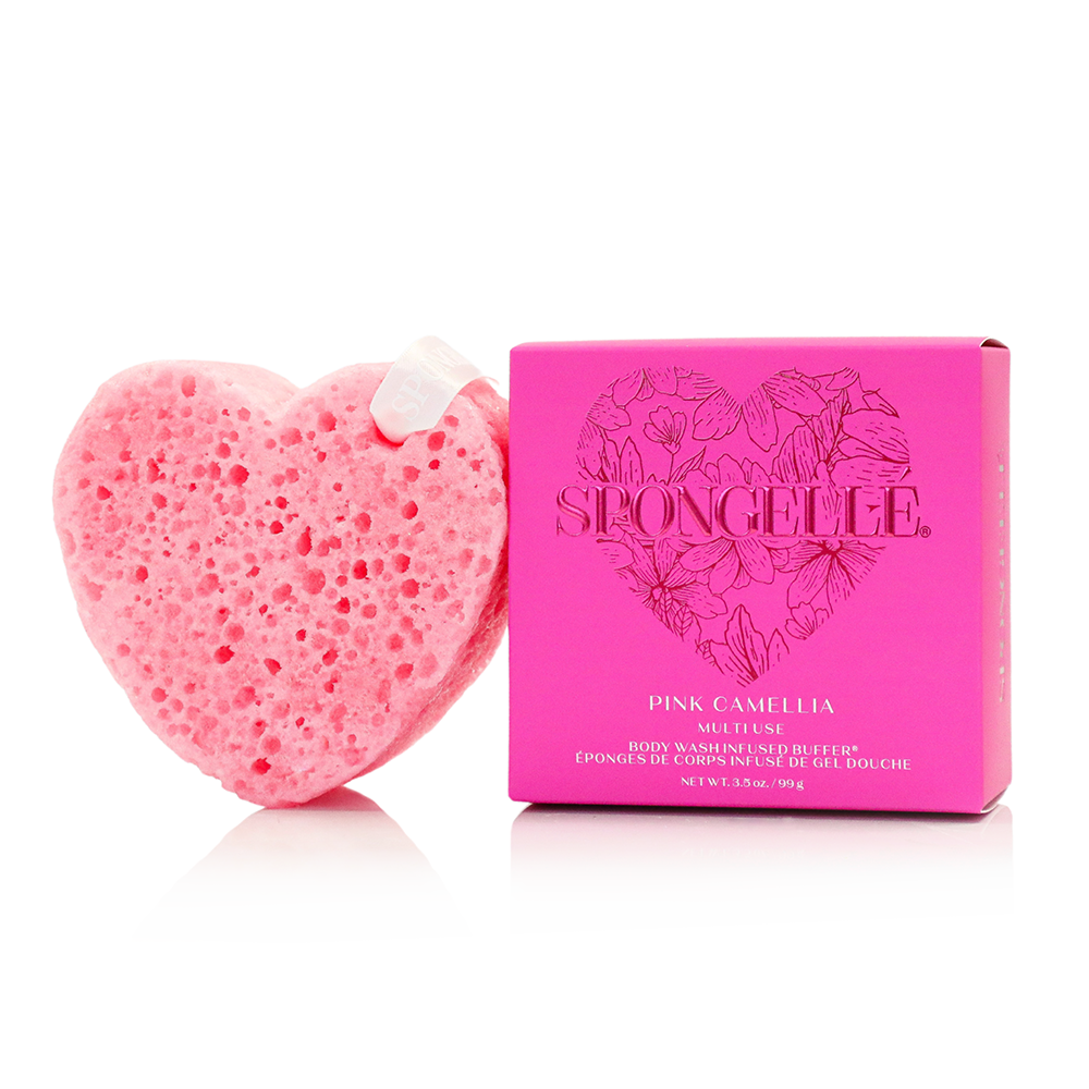 Pink Camellia Heart Buffer 