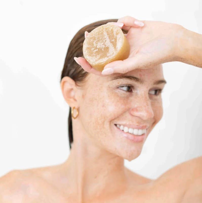Orange Exfoliating Sugar Body Scrub Bar