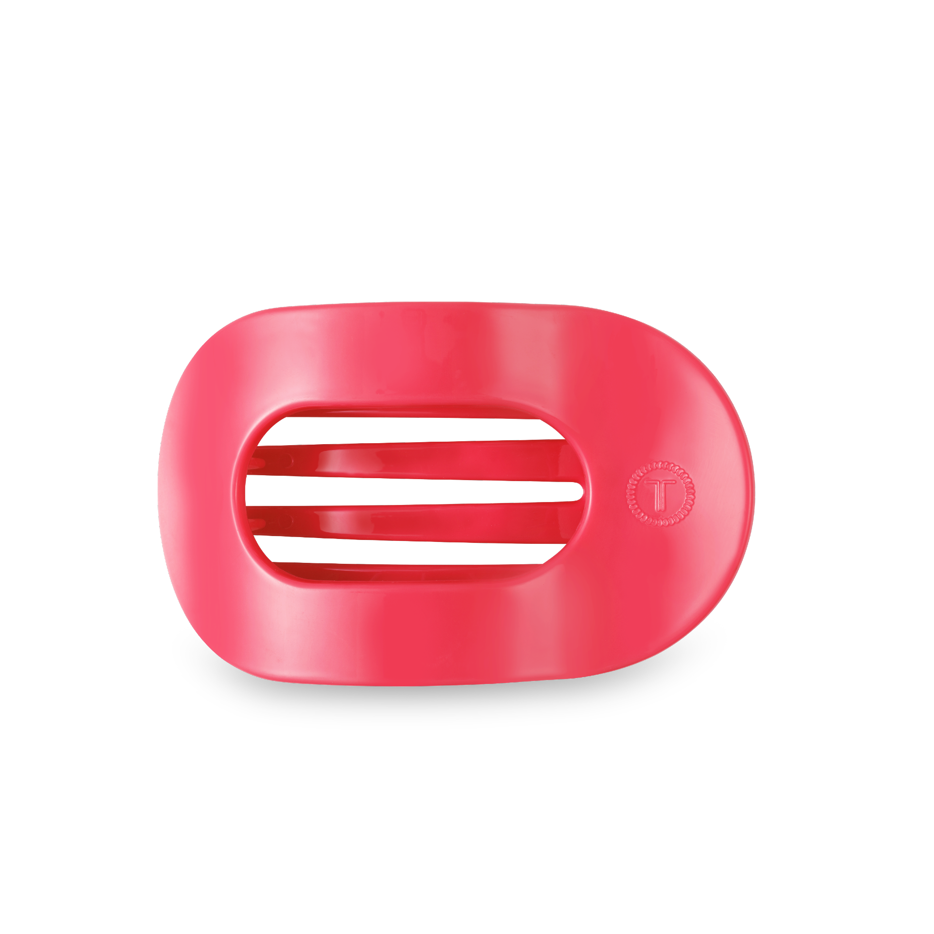Flat Round Hair Clip | Small | Bikini Boardroom — rounded oval shape and bendable teeth for a secure yet gentle hold