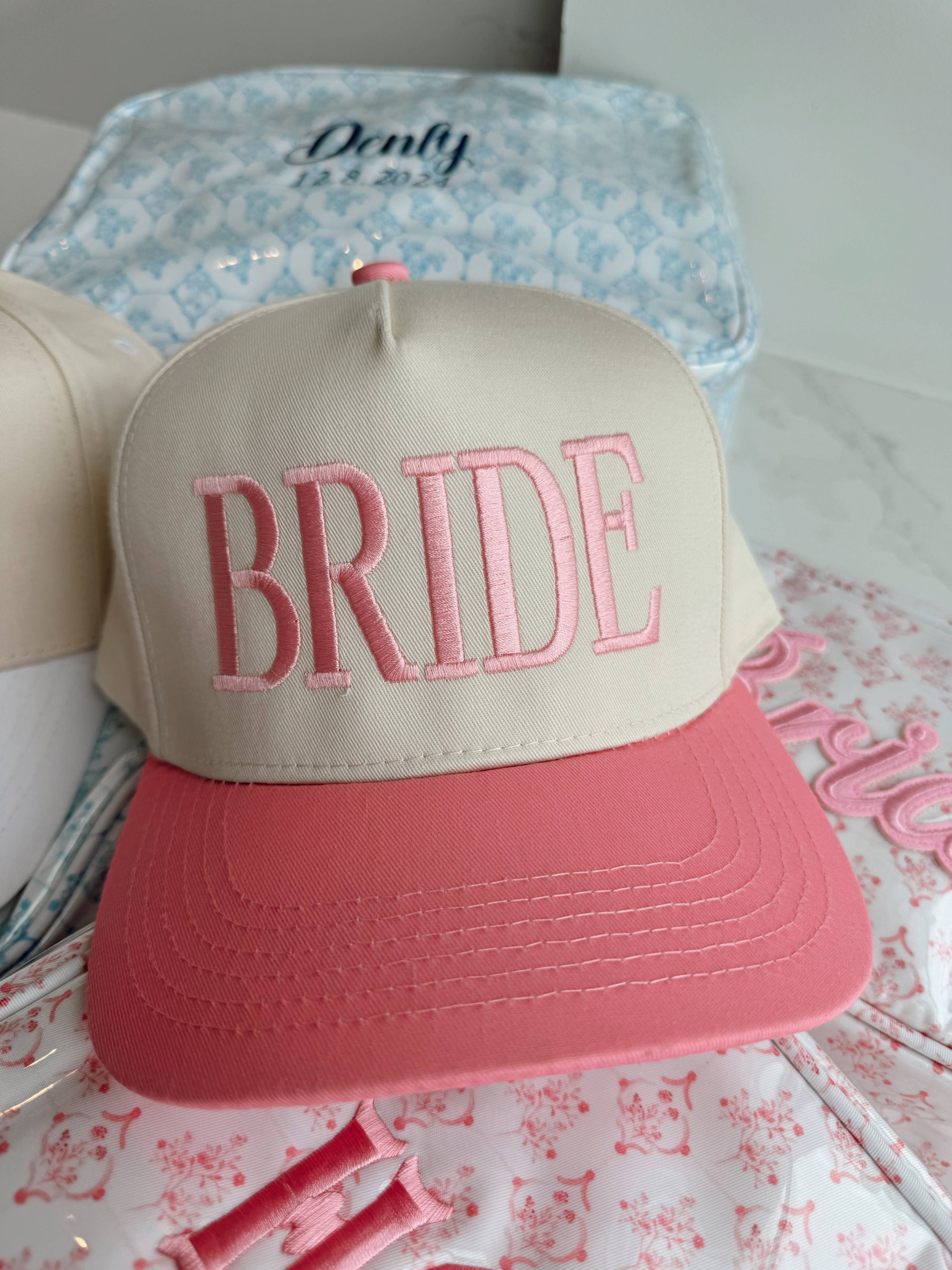 Pink Bride Vintage Trucker Hat