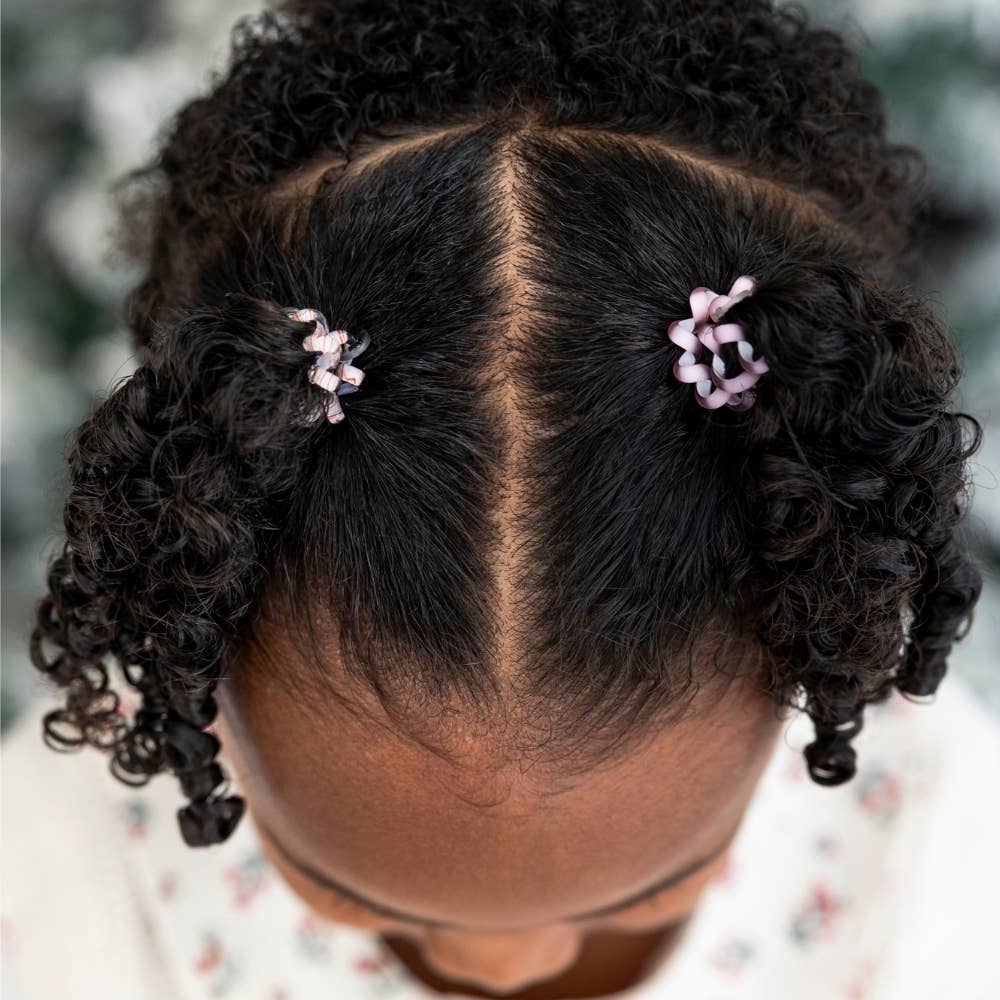 Spiral Hair Coils | Tiny | Peppermint Pop