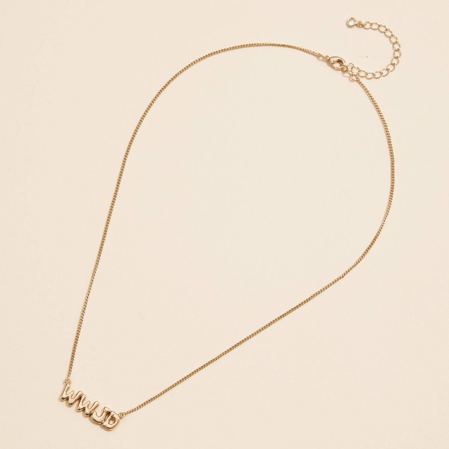 WWJD 18K Gold Necklace