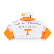 Classic Hair Clip | Large | University of Tennessee — claw clip with bendable teeth that spring back to shape and strong,