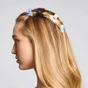 Recycled Plastic Mini Cloud Clips 8pc Set- Garden Bouquet